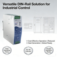 24V DIN Rail Power Supply 120W - WDR Series Industrial Electric Transformer 5A