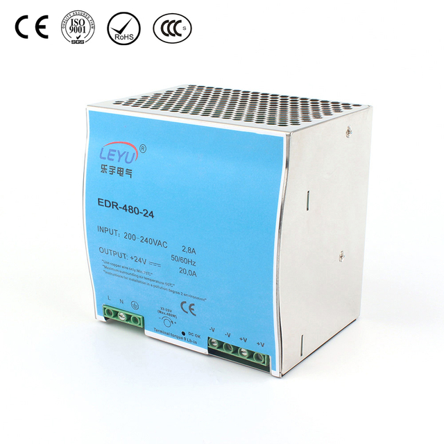 Alimentazione a binario DIN -480 EDR -480 - Alta efficienza e affidabile