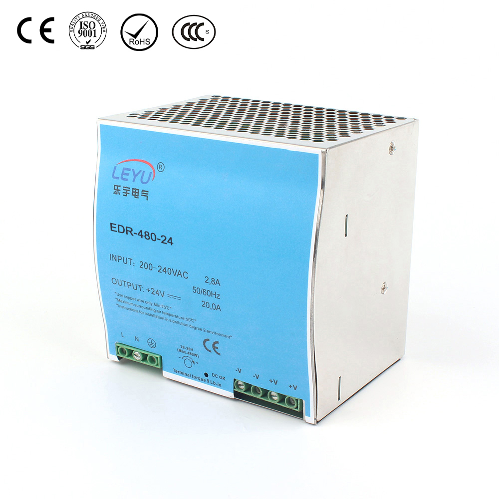 EDR-480 Din Rail Power Supply - High Efficiency & Reliable