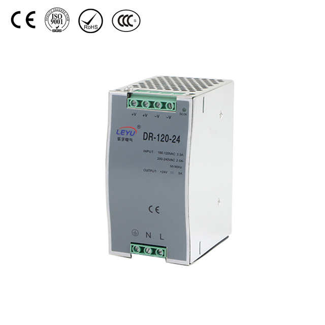 DR -120 DIN RAIL 전원 공급 장치 -120W 산업 시스템 용 전력