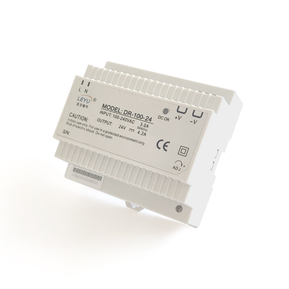 DR-100 Power Supply - Efficient & Compact for Industrial Use