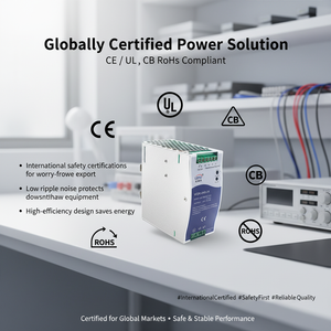 DIN Rail Power Supply 240W 24V WDR-240-24 Industrial Switching Power Supply