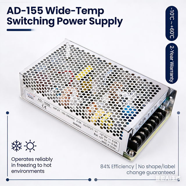 AD-155 Series 155W Switching Power Supply with Battery Charger and UPS Function