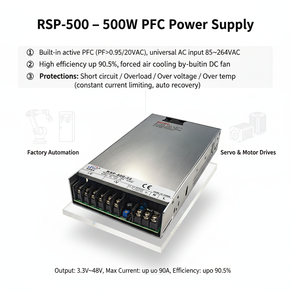 Energy Saving: How Our PFC Power Supply Reduces Operating Costs And Improves System Reliability