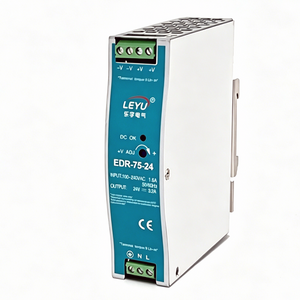  EDR-75-12/24/48 Regulated Power Supply 75W 12V 6.3A / 24V 3.2A / 48V 1.6A Industrial AC-DC Converter