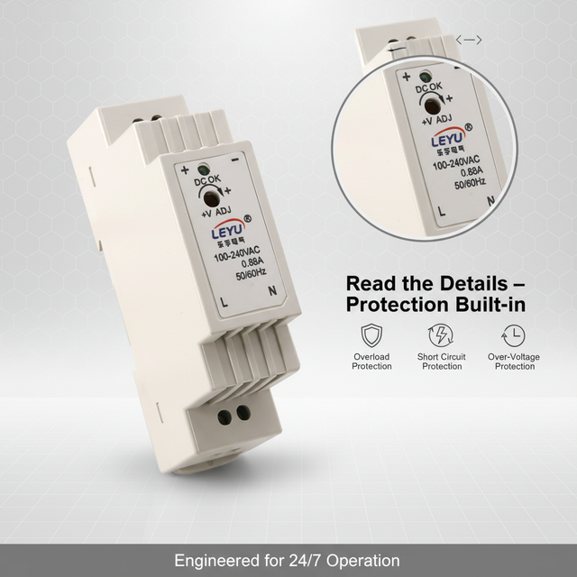 15W 12V Industrial Small Switch Power Supply for DIN Rail Systems