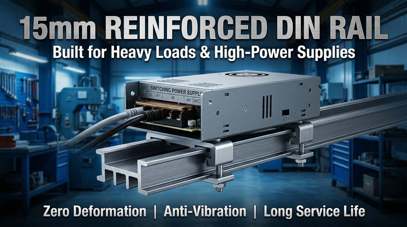 heavy duty 15mm din rail