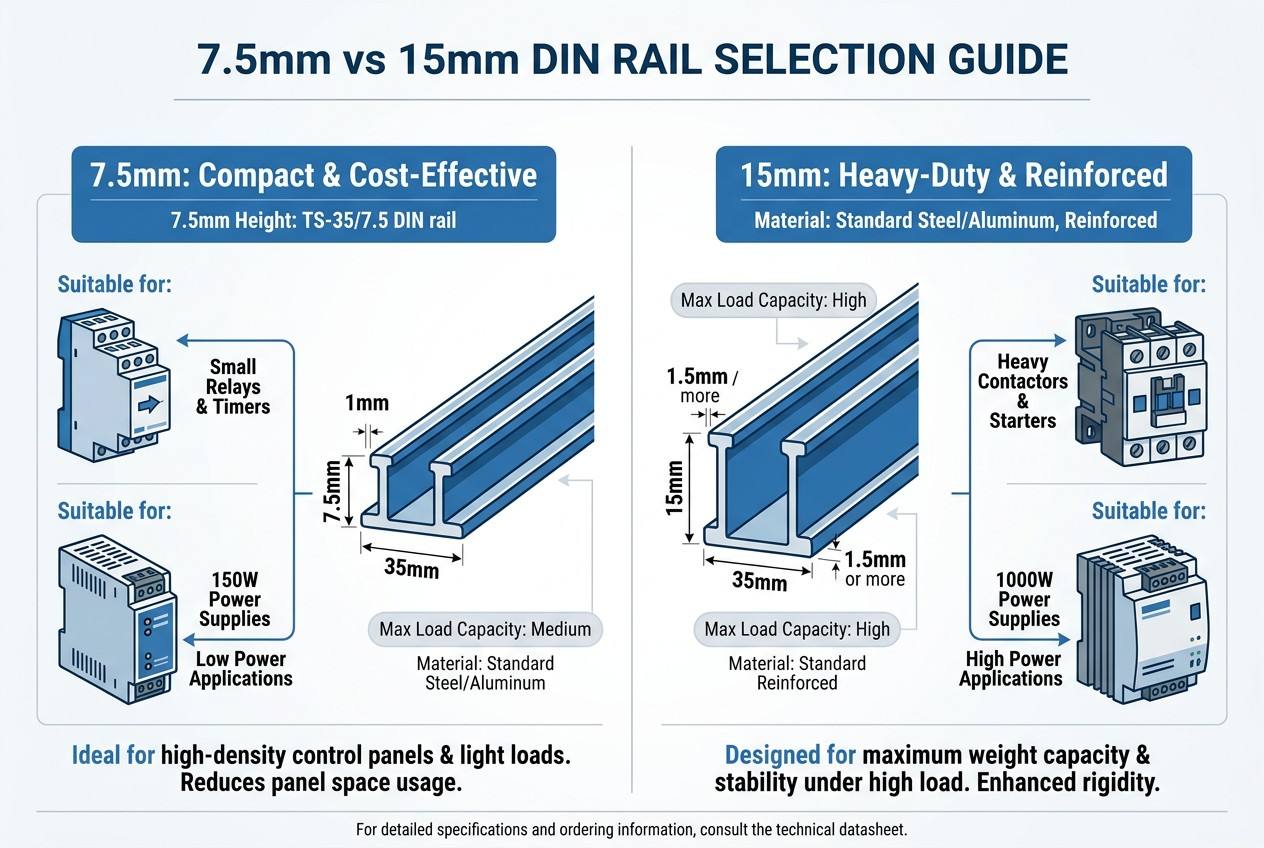 din rail selection guide