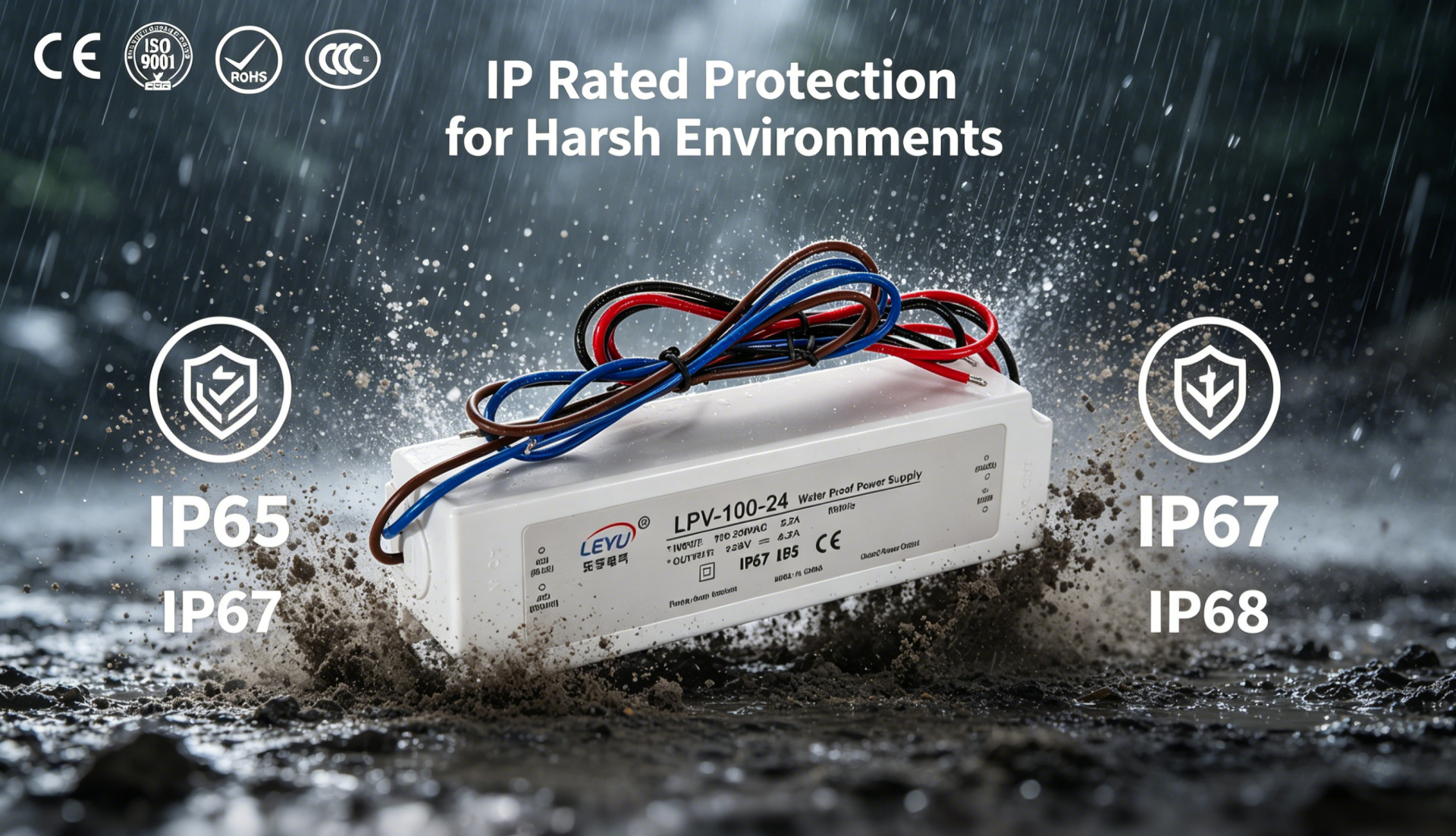 Waterproof switching power supply