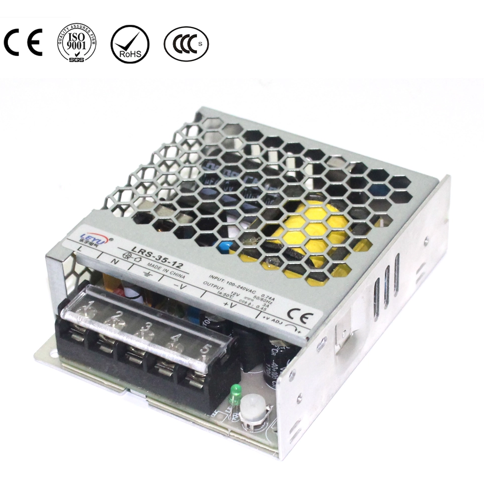 LRS-35 Series 35W Single Output Switching Power Supply 12V 24V 48V AC to DC Converter for 3D Printer CNC LED Industrial Automation