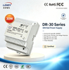 DR-30 30-Watt Single Output Industrial DIN Rail Power Supply for Automation