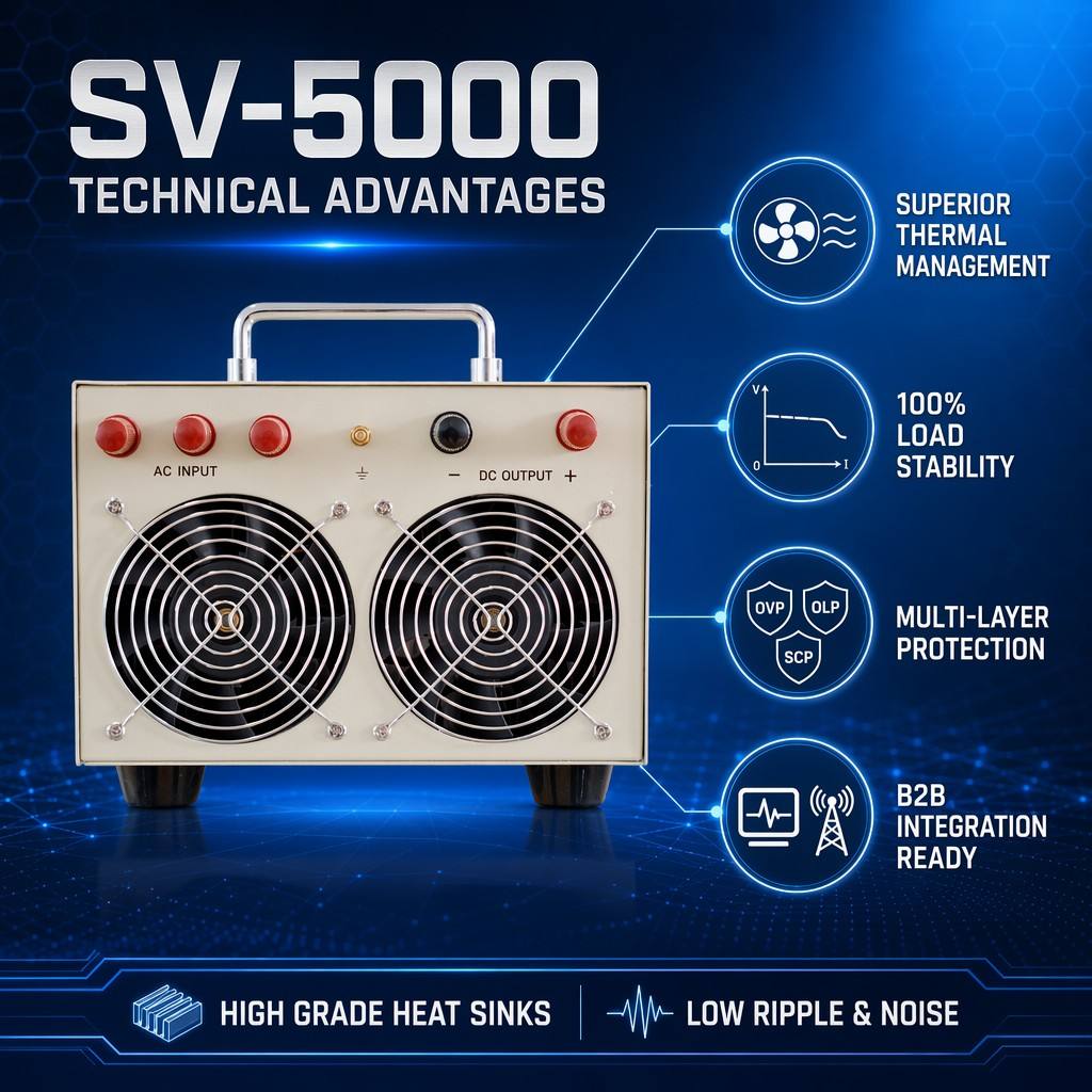 SV-5000 5000W High Power Switching Power Supply 110V 45A