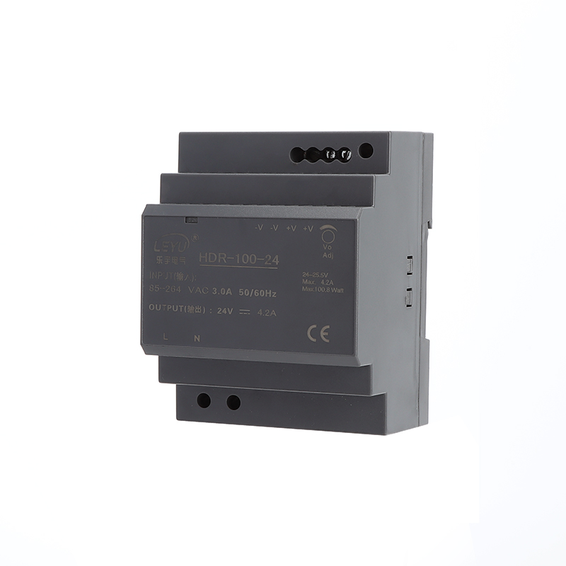 HDR-100 Series 12V 15V 24V 48V DIN Rail Power Supply 100W for Industrial Distribution Box