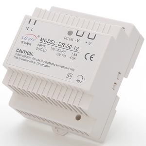 The DR-60 DIN Rail Power Supply delivers 60W of reliable and efficient power for industrial automation systems