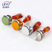 LEYU ZMPS 30A is an IP68 Waterproof 30mm Stainless Steel Piezo Switch with no moving parts for industrial control cabinet