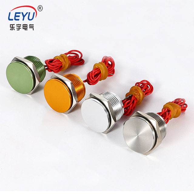 LEYU ZMPS 30A is an IP68 Waterproof 30mm Stainless Steel Piezo Switch with no moving parts for industrial control cabinet