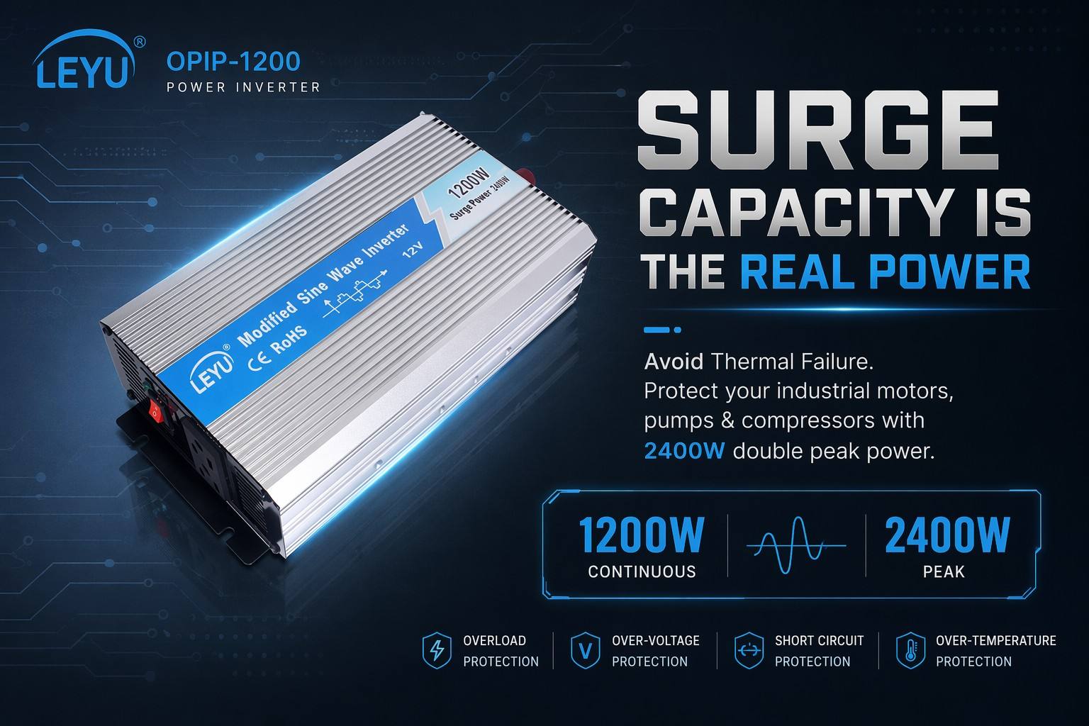 2400W Peak Power